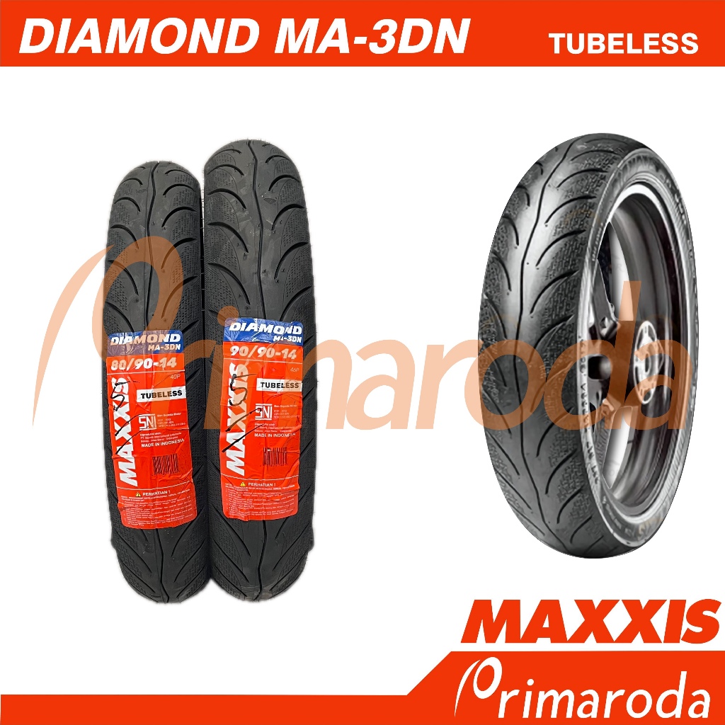 Sepasang Ban Honda Genio Tubeless Maxxis Diamond MA-3DN