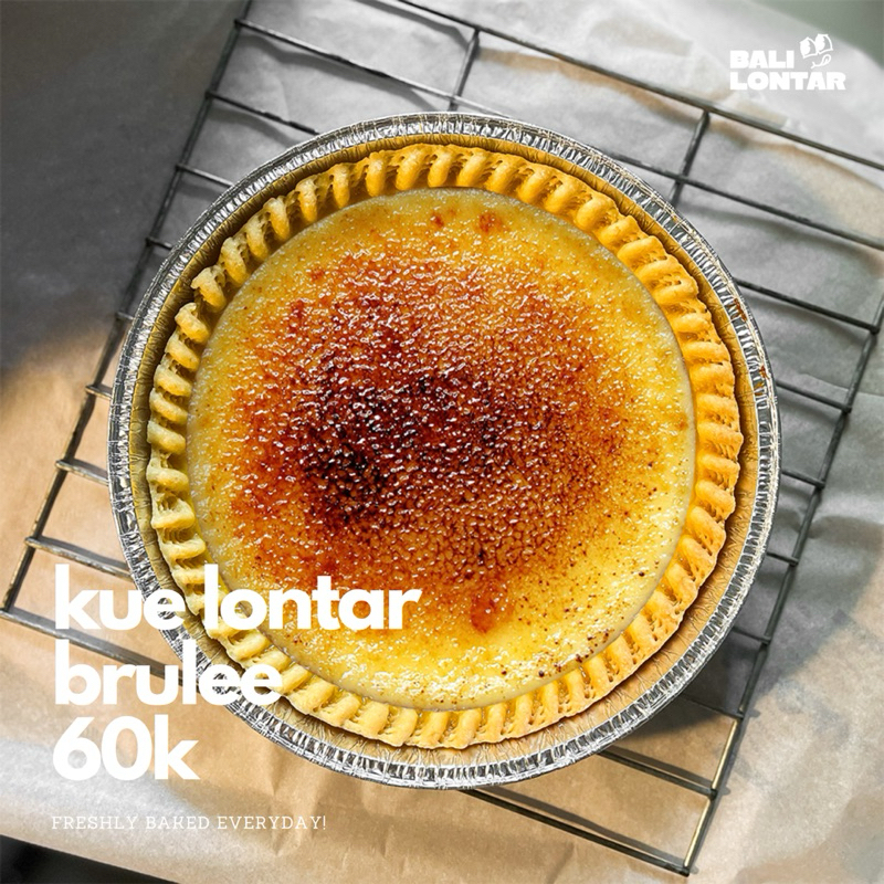 

Pie Susu/Kue Lontar Brulee