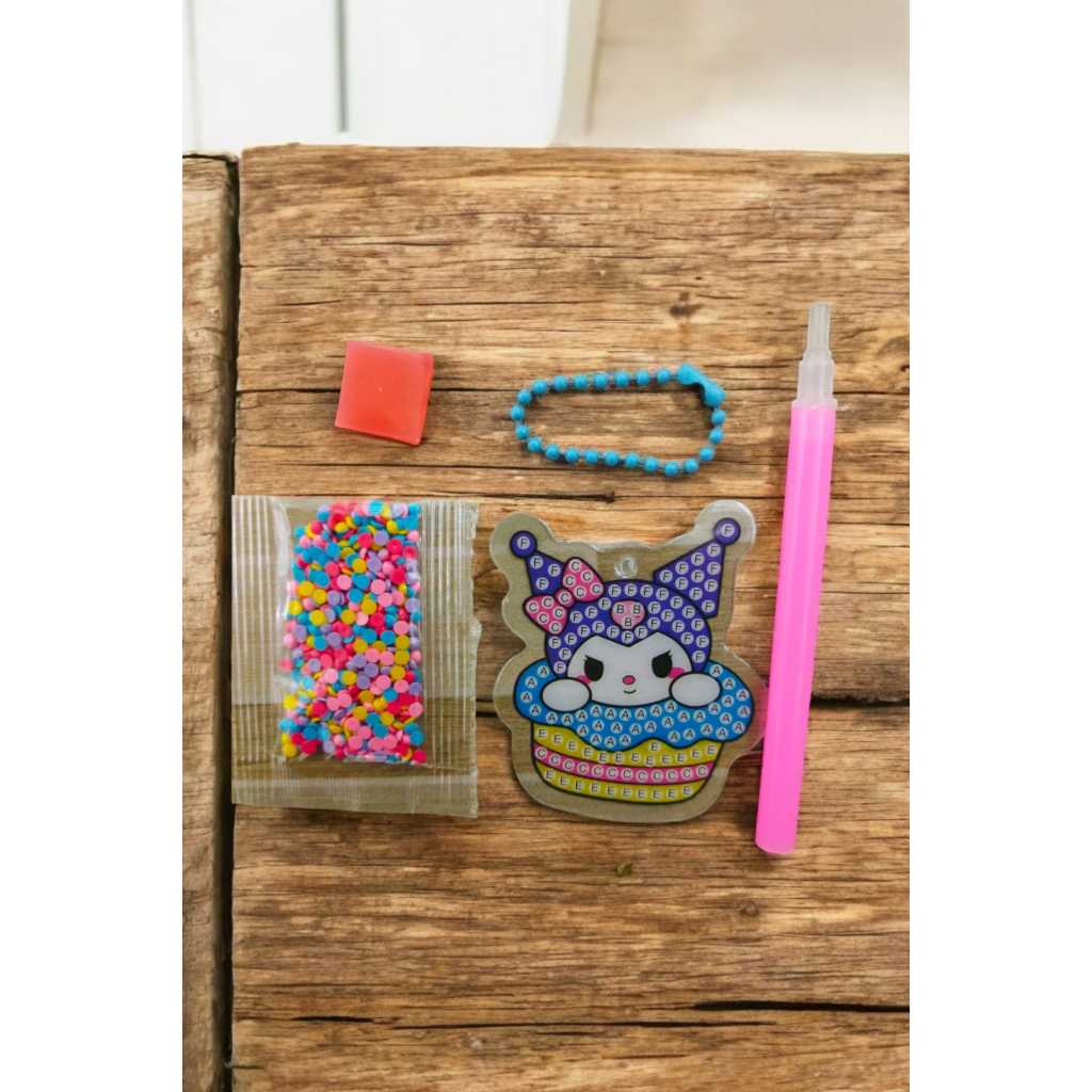 STIKER DIY TEMPEL MANIK MANIK DIAMOND SANRIO |GANTUNGAN PAINTING