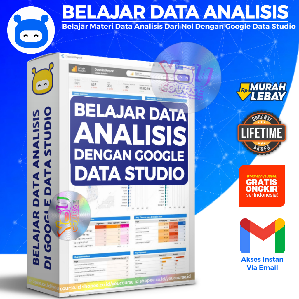 BELAJAR DATA ANALISIS - Materi Dari Nol Dengan google data studio lengkap