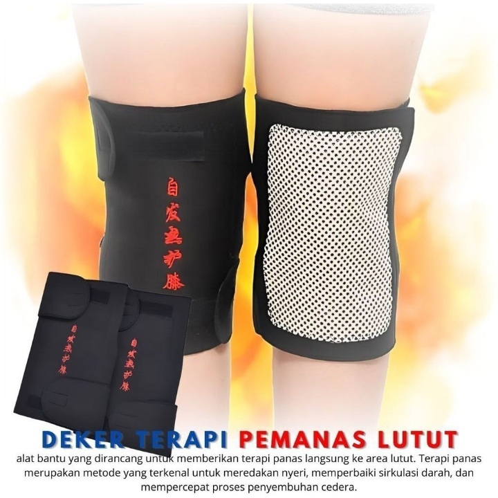 Sabuk Terapi Lutut Magnetik / Nyeri Sendi Engkel Kesehatan Deker Sabuk Orang Tua