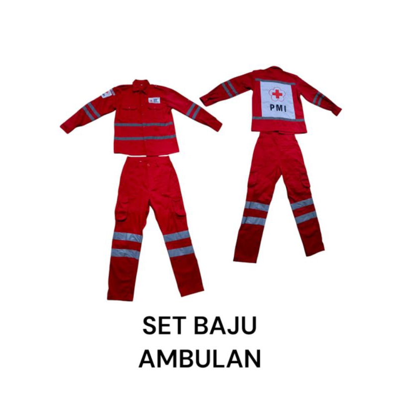 set baju ambulance PMI