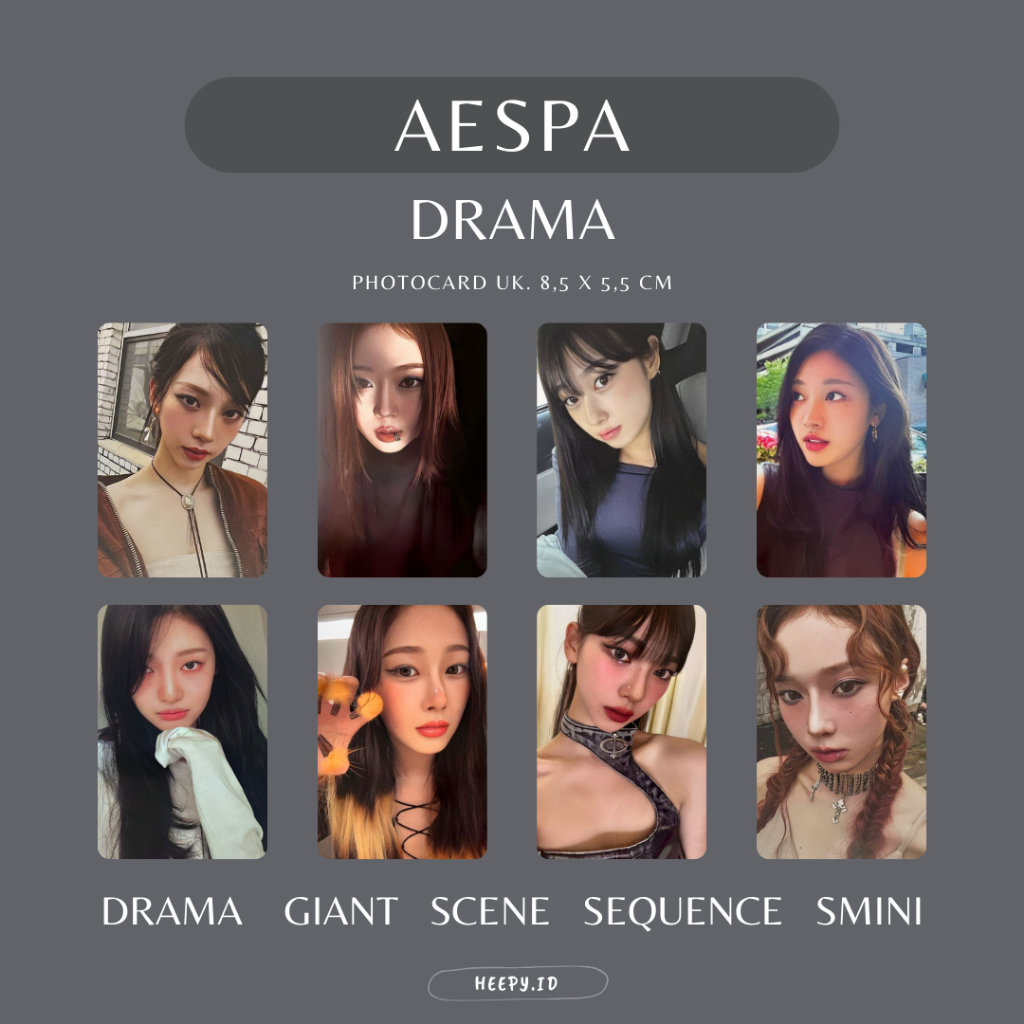 [AE] UNOFFICIAL PHOTOCARD AESPA DRAMA