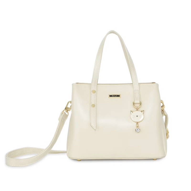 [Preloved] Enji Kangsol Hand Bag Ivory