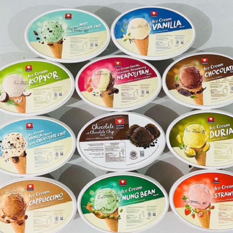 

Ice Cream Diamond 700ml Es Krim