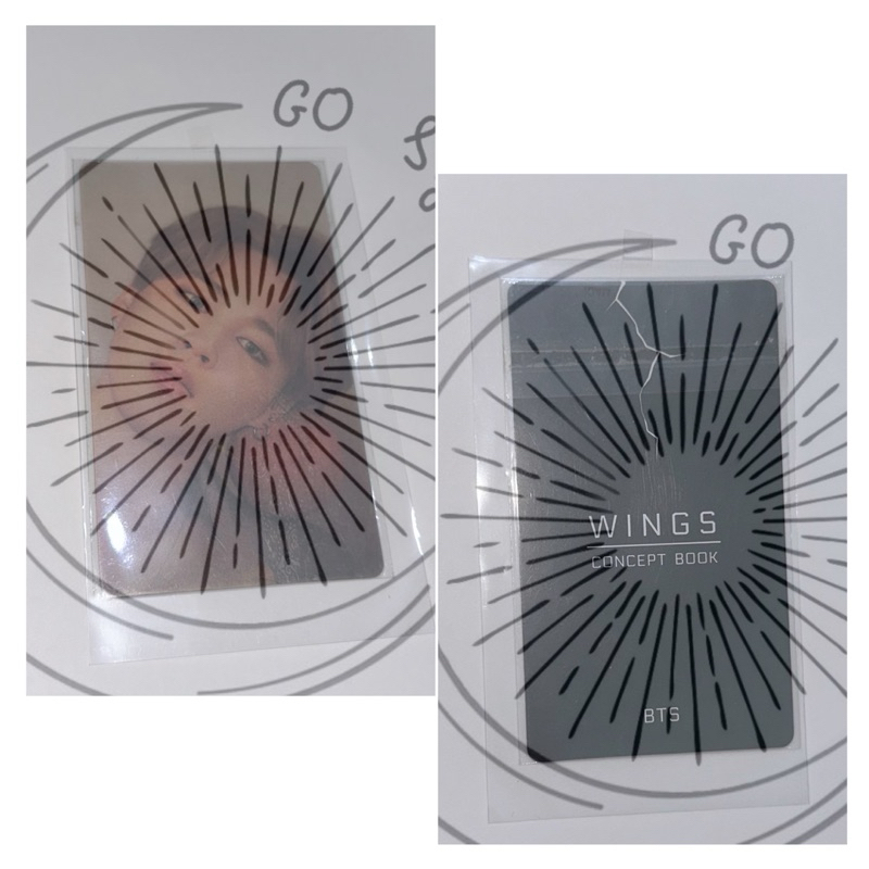 BTS WINGS CONCEPT BOOK CB LENTICULAR LENTI SEASONS GREETINGS 2022 SG22 ID PHOTO FRAME ENVELOPE POSTC