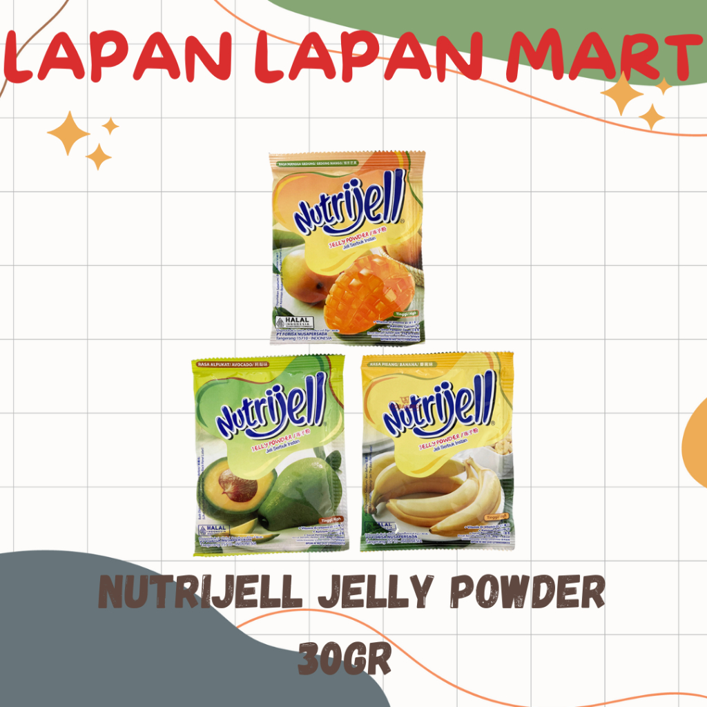 

Nutrijell Jelly Powder Rasa Baru 30gr