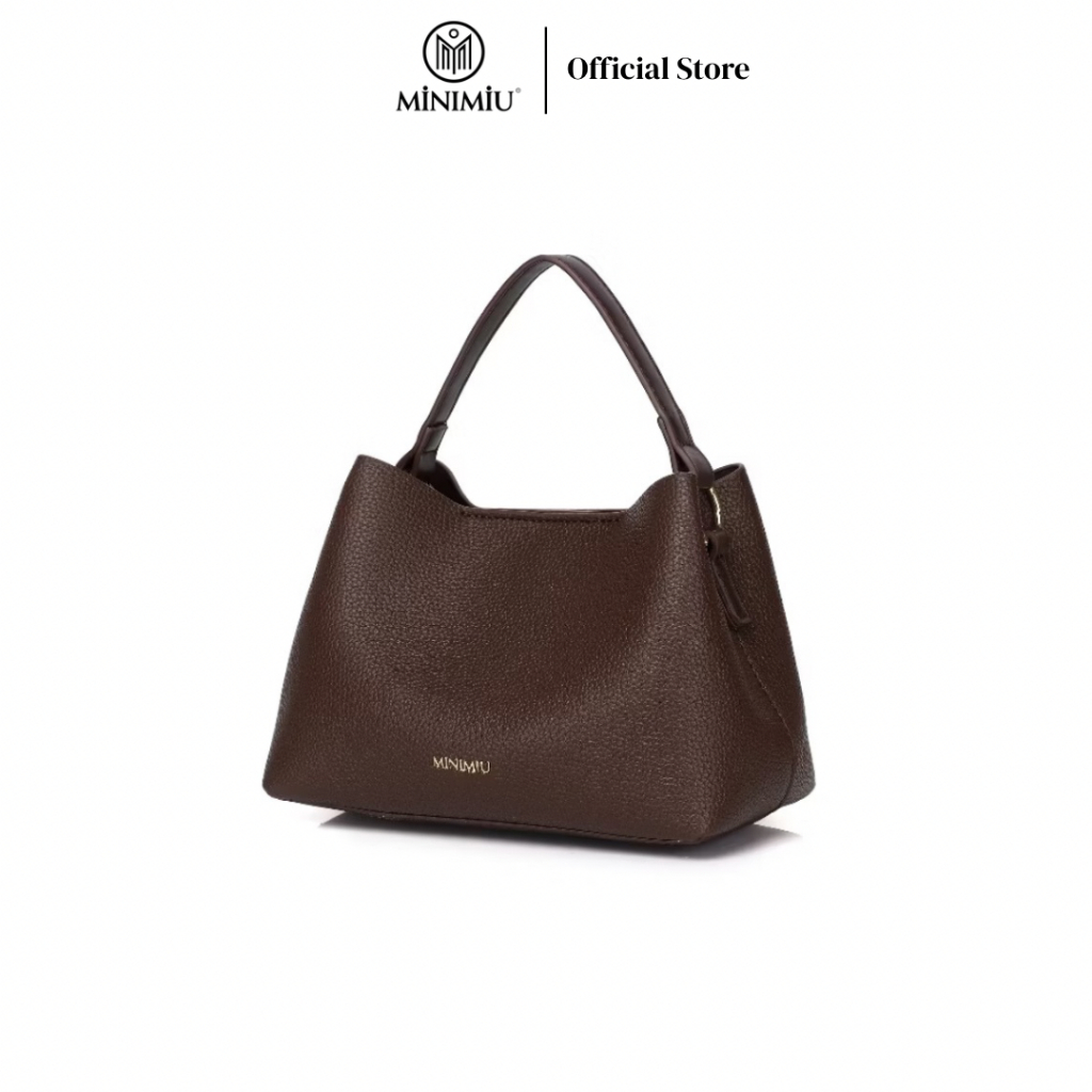 MiniMiu - Dumpling Bag Tas Selempang Wanita Handbag Shoulderbag Slingbag IN Coffee, Black, Beige