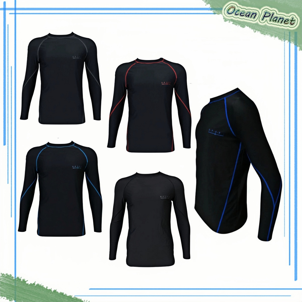 91631 Baju Renang Pria Atasan Lengan Panjang Remaja Dan Dewasa/Baju Renang