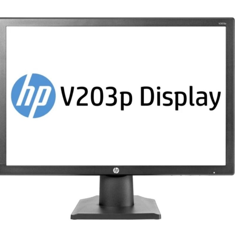 monitor hp v203p 20inch LED IPS MULUS NO MINUS SUDAH DI TES KOK