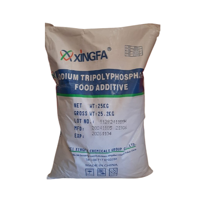 STPP Sodium Tripolyphosphate ex XINGFA - Food Grade Pengenyal Bakso, sosis, nuget dan makanan olahan