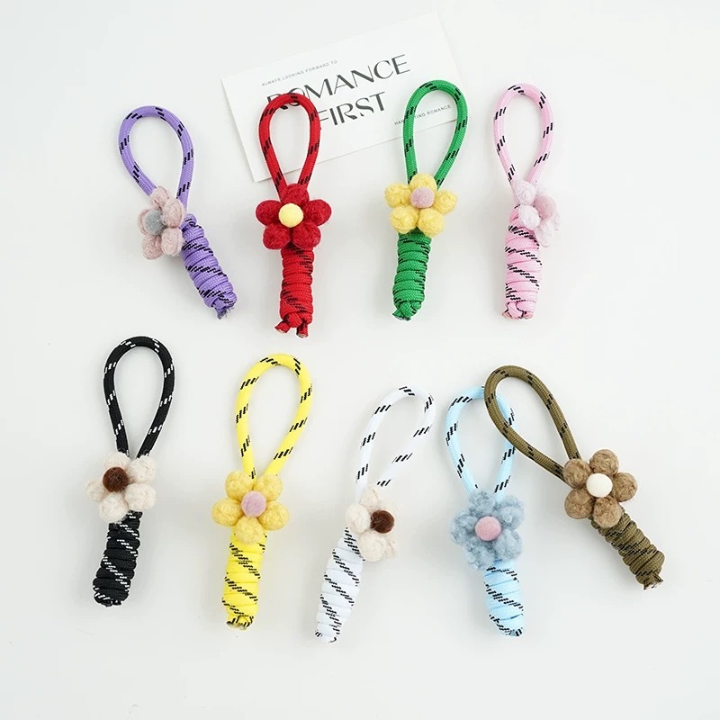 [GH] Bunga Tali - Gantungan Kunci bentuk Tali Bunga Gulung Goms Home Miniso KKV