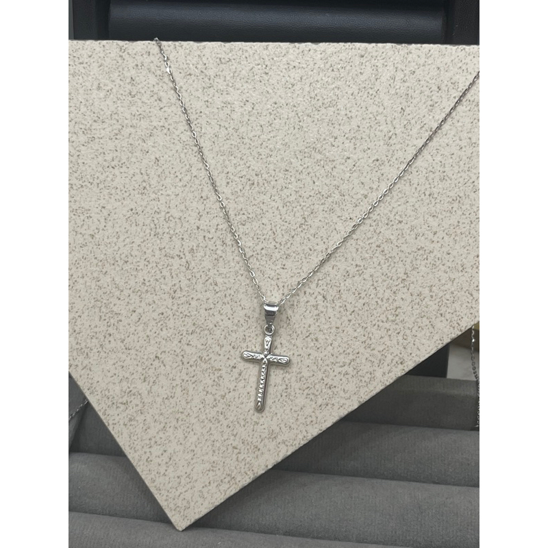 Set kalung emas asli kadar 750 kalung salib