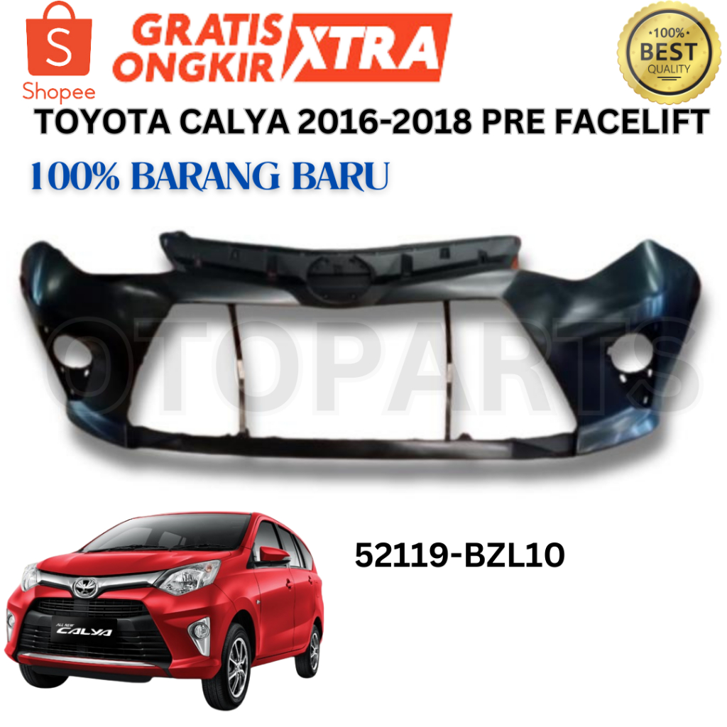 BEMPER BUMPER DEPAN CALYA 2016 2017 2018 2019 IMPORT GARANSI BARU