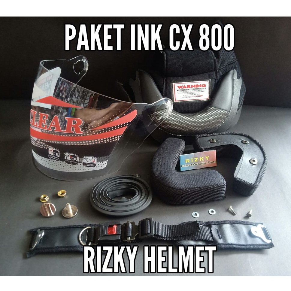PAKET INK CX 800, PAKET INK CX 390, INK CX800. BUSA HELM + KACA HELM + BAUT MUR helm + TALI HELM