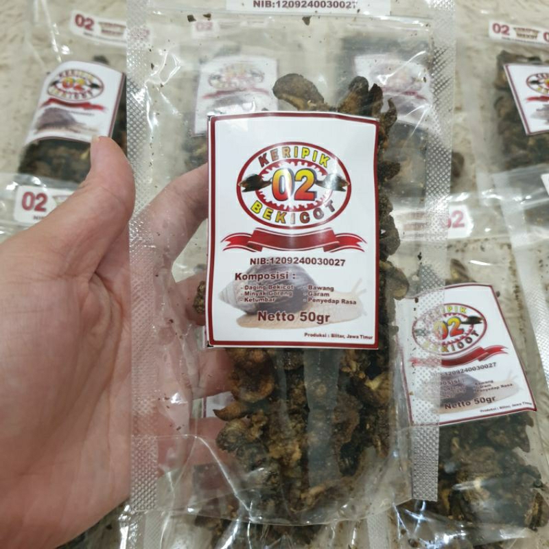 

Keripik bekicot 50gr