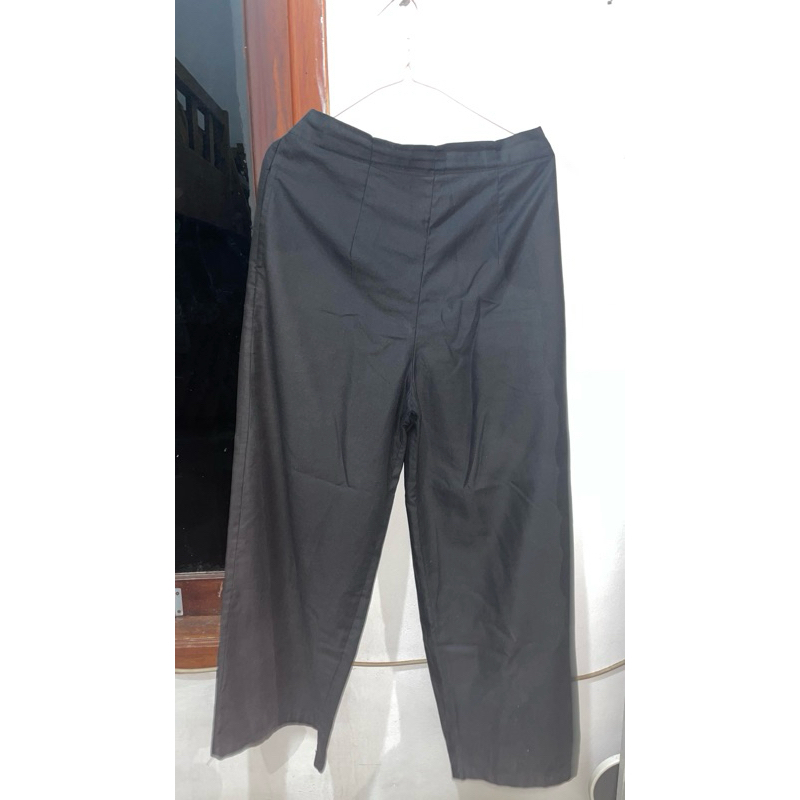 kulot hitam highwaist preloved