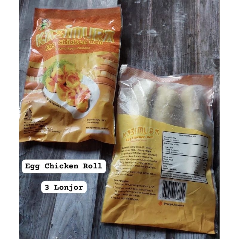 

Kasimura Egg roll Egg Chicken Roll Frozen