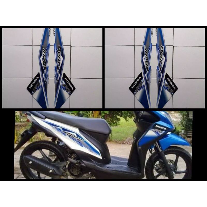 STIKER STRIPING LIS BODI MOTOR HONDA BEAT 2014/2013