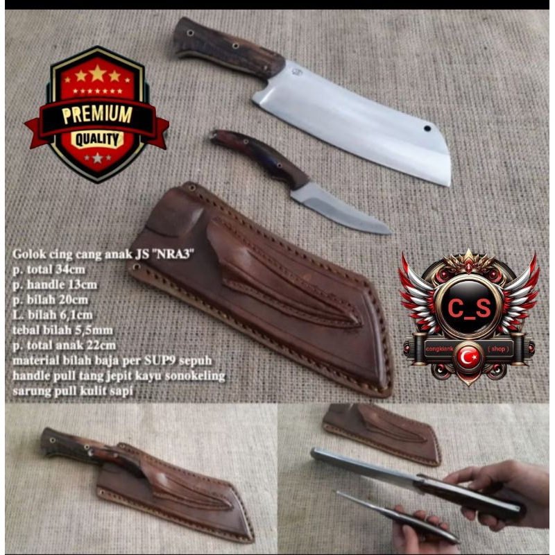 pisau set cacah tulang HSS fulltank