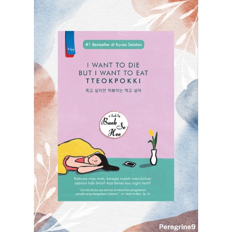 [Preloved Ori] I Want to Die But I Want to Eat Tteokpokki (Free Pembatas Buku)