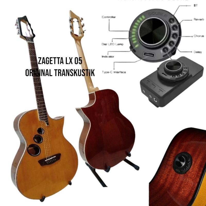 gitar zagetta LX 05 original MII transkustik