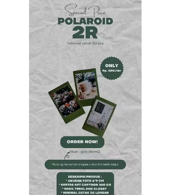 

CETAK FOTO WARNA 2R MURAH
