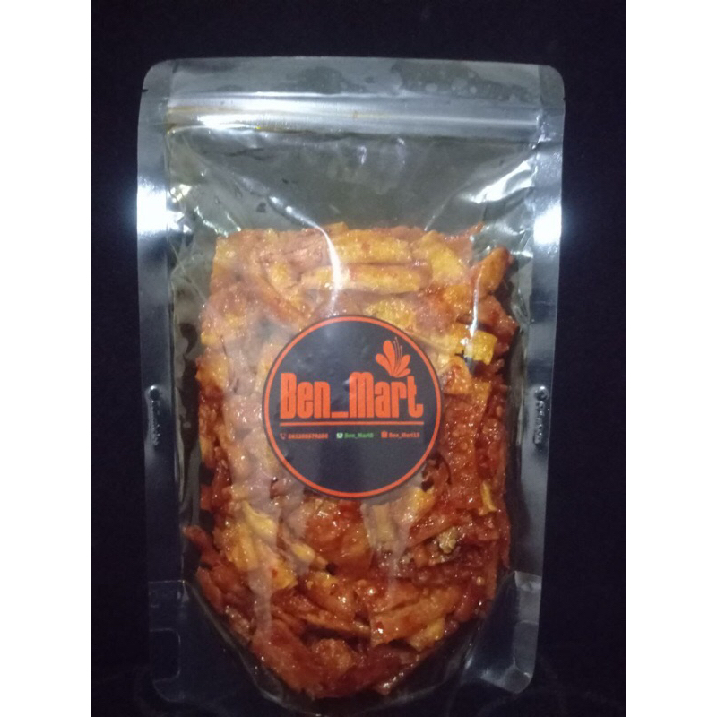

Kripik Singkong Lengket 250gr Pedas Manis/Kripik Balado/Kripik Singkong Pedas Manis