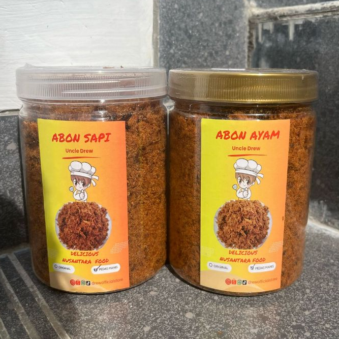 

Ay00! ABON AYAM 250 GRAM UNCLE DREW