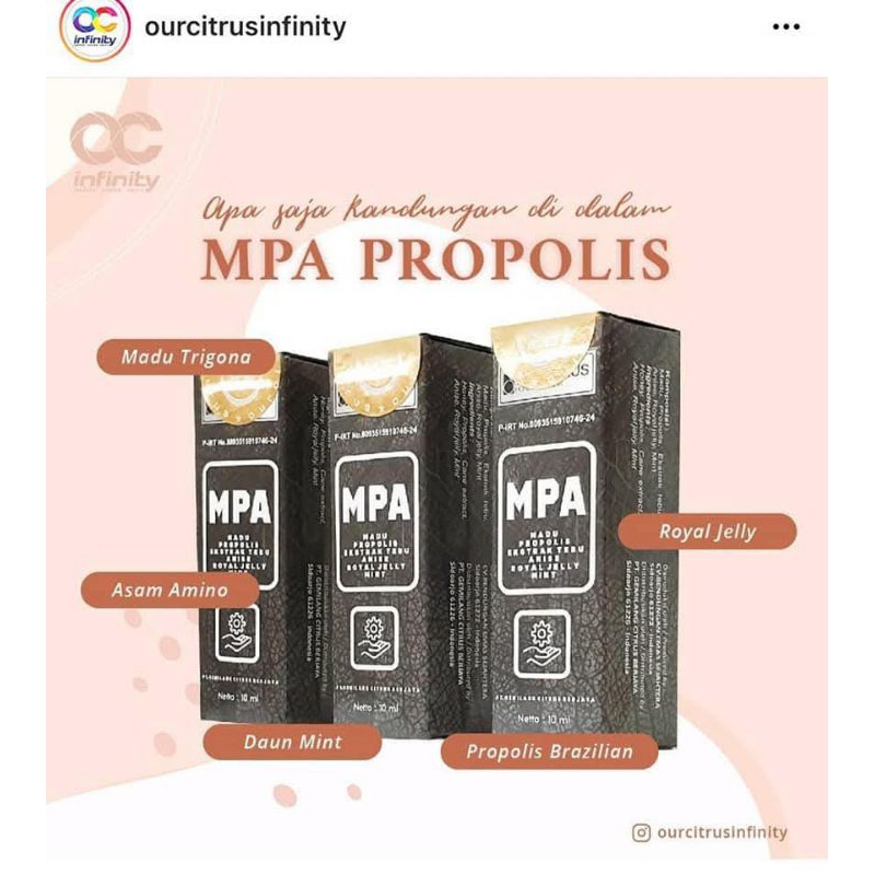 MPA PROPOLIS TERMURAH original 100% by ourcitrus