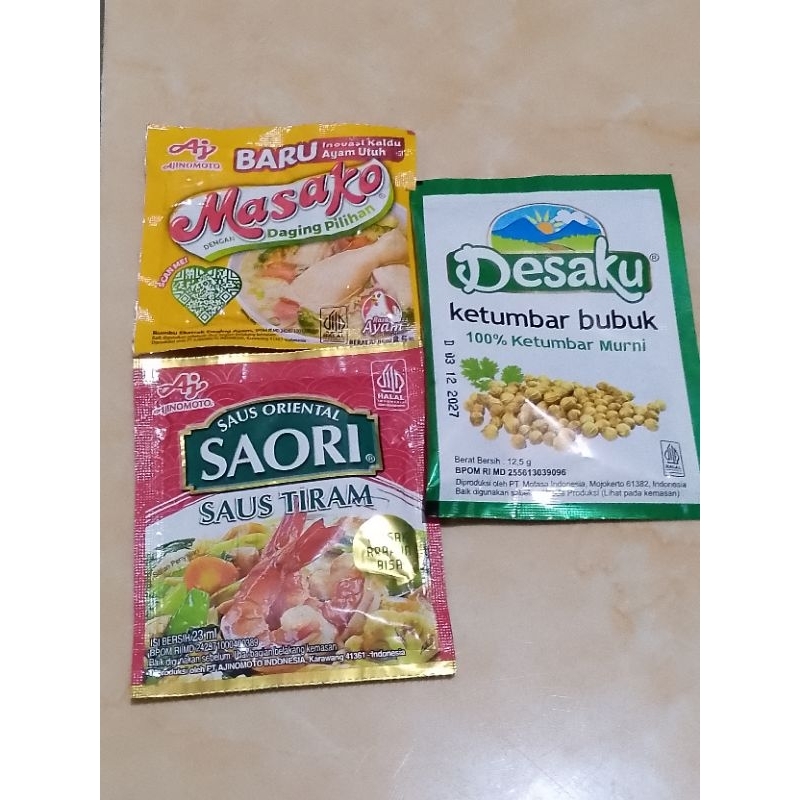 

Masako+Saori Saus Tiram+Ketumbar Bubuk Paket 2P (TRB58)