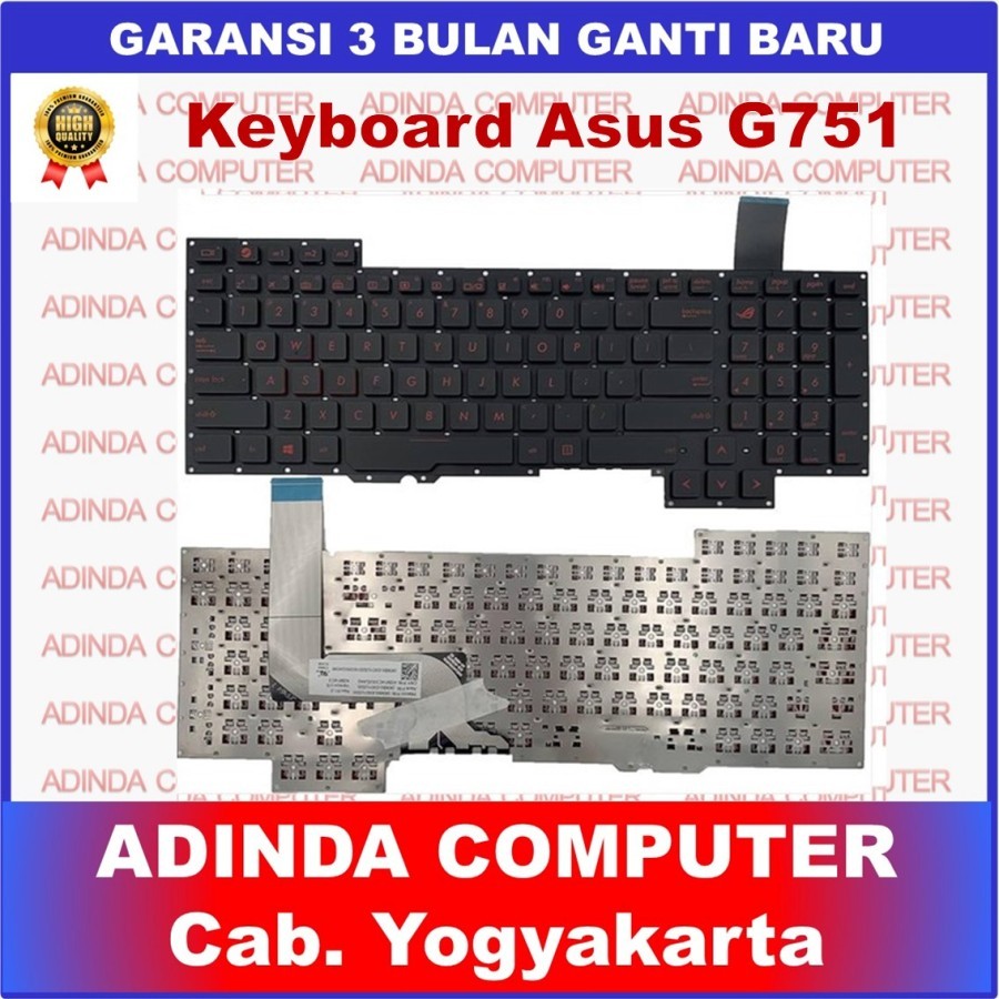 Keyboard Asus ROG G751 G751J G751JL G751JM G751JT