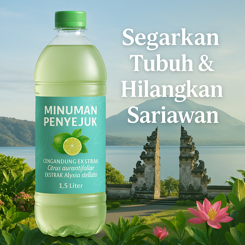 

[1,5L] Minuman Penyejuk dengan Ekstrak Citrus – Segar, Ringan, dan Menyegarkan Tubuh