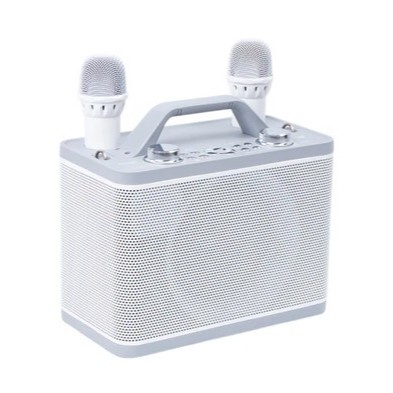 Sovox Speaker Karaoke Bluetooth 2 Mic Warna  Putih