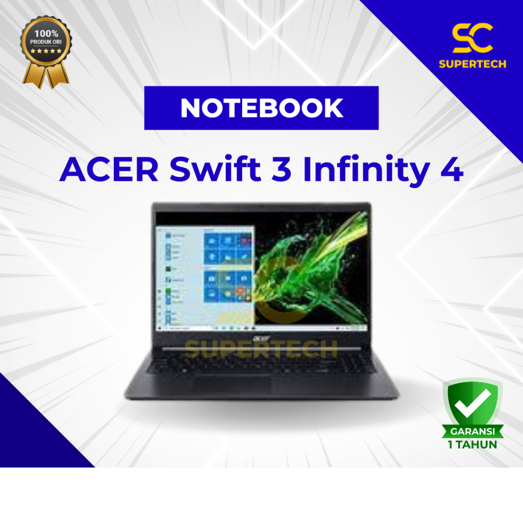Notebook Acer Swift 3 Infinity 4 I5-1135G7 16GB 512GB 14" FHD W11 OHS