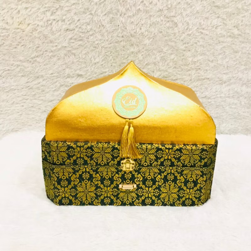 

READY STOCK Kotak segi kubah laci / box lebaran / hampers lebaran / parcel lebaranY