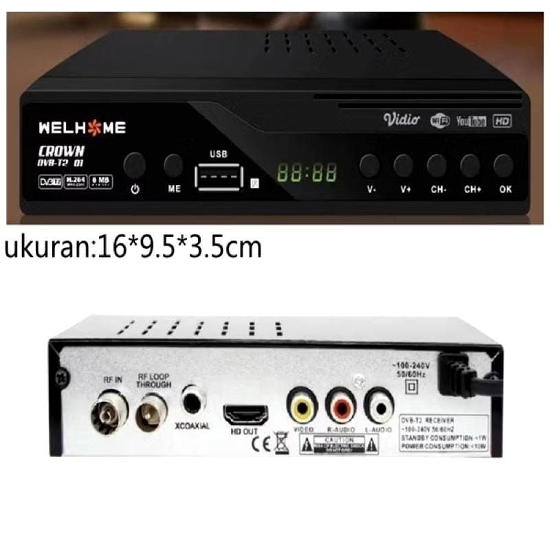 SET TOP BOX WELHOME DVB-T2