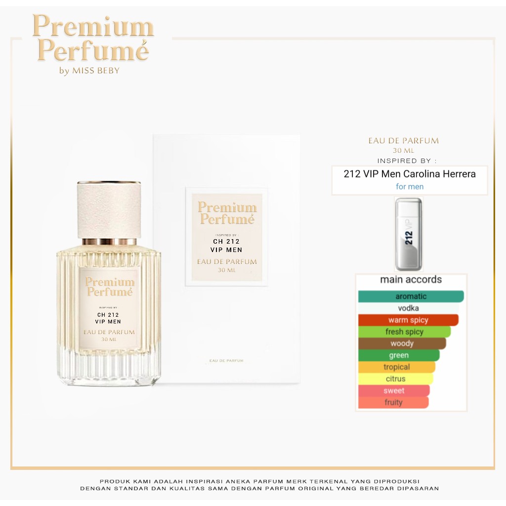 Parfum inspired  212 VIP Men Carolina Herrera