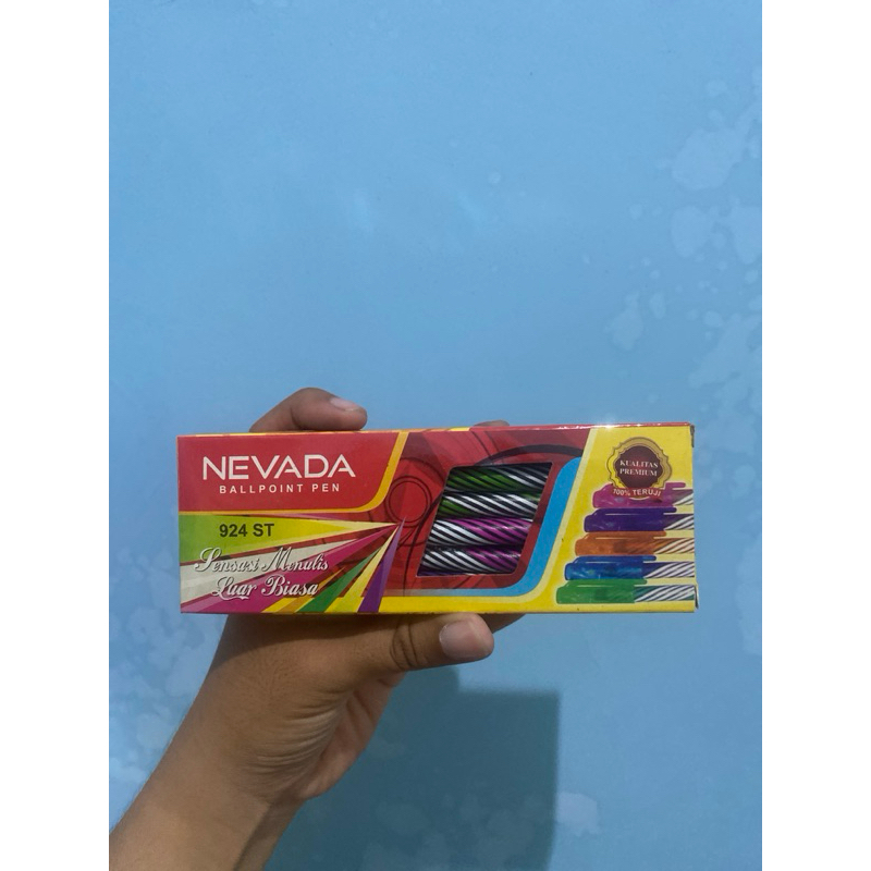 

bulpen bolpoint nevada hitam 1 pack