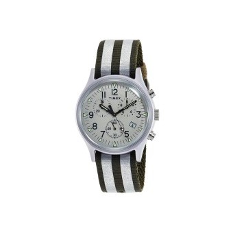 Timex TW2R81300 MK1 Chronograph Olive Reflective Fabric Strap 40mm Watch