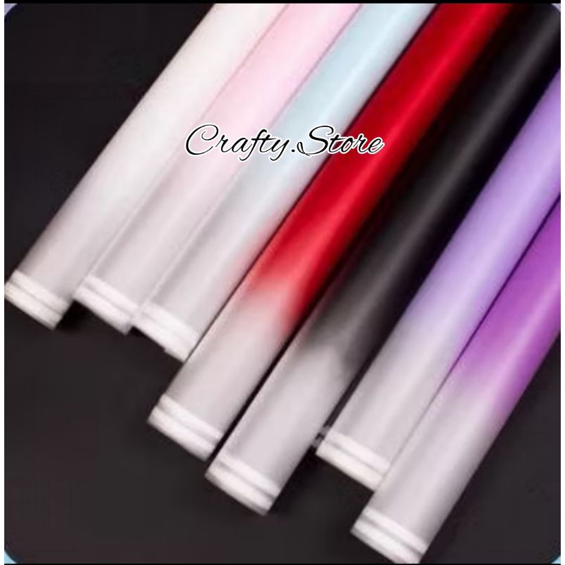 

kertas buket gradasi dan list warna ombre