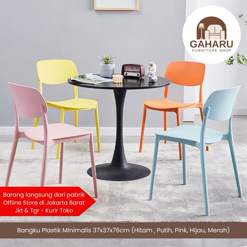 Bangku Makan Bangku Cafe Indoor Outdoor Minimalis Estetik