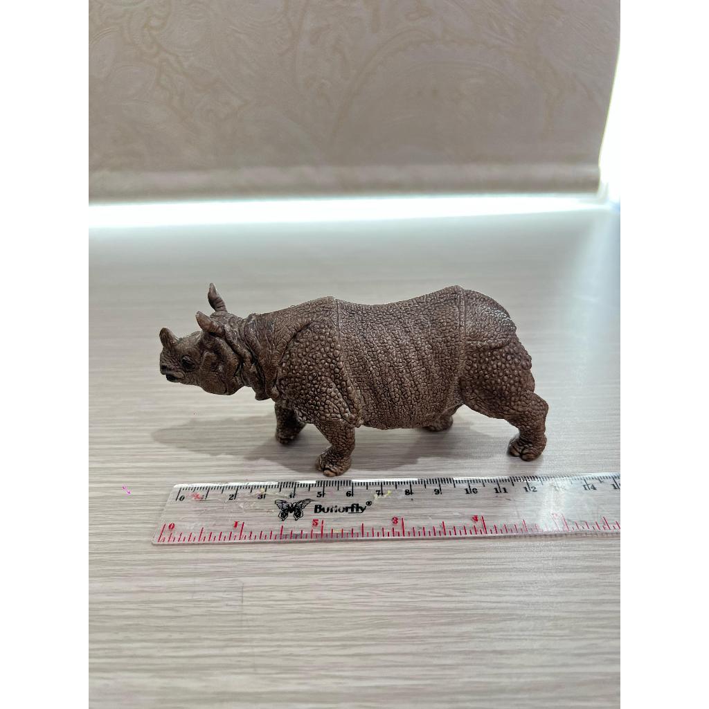 schleich indian rhinoceros / rhino badak chula 1 - NEW Mainan Figure Binatang Miniature Hewan Animal