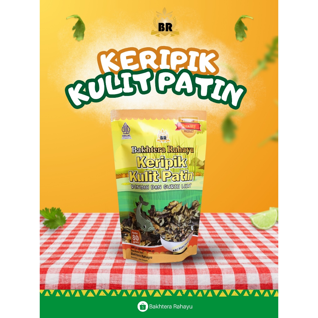 

Bakhtera Rahayu Keripik Kulit Ikan Patin Ekonomis / Kerupuk Kulit Ikan Patin Renyah dan Bergizi