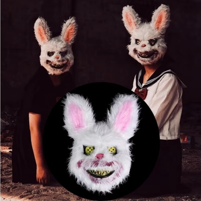 Topeng Kostum Seram untuk Halloween dan Pesta Kostum
