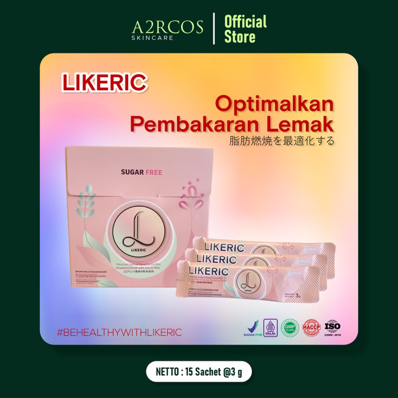 A2RCOS x LIKERIC - FIBER FOR WEIGHT MANAGEMENT 15 SACHETS