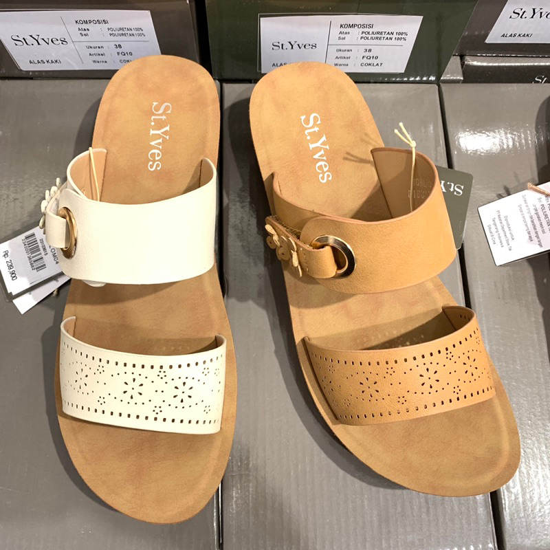 ST.YVES Sandal Selop Wanita Hak 3cm Sol Nyaman Anti Slip Original by Matahari