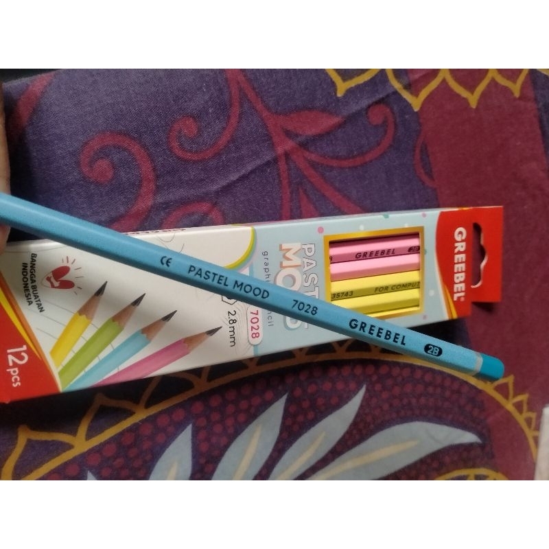 

Pensil 2B Greebel PastelMood( 1pcs)