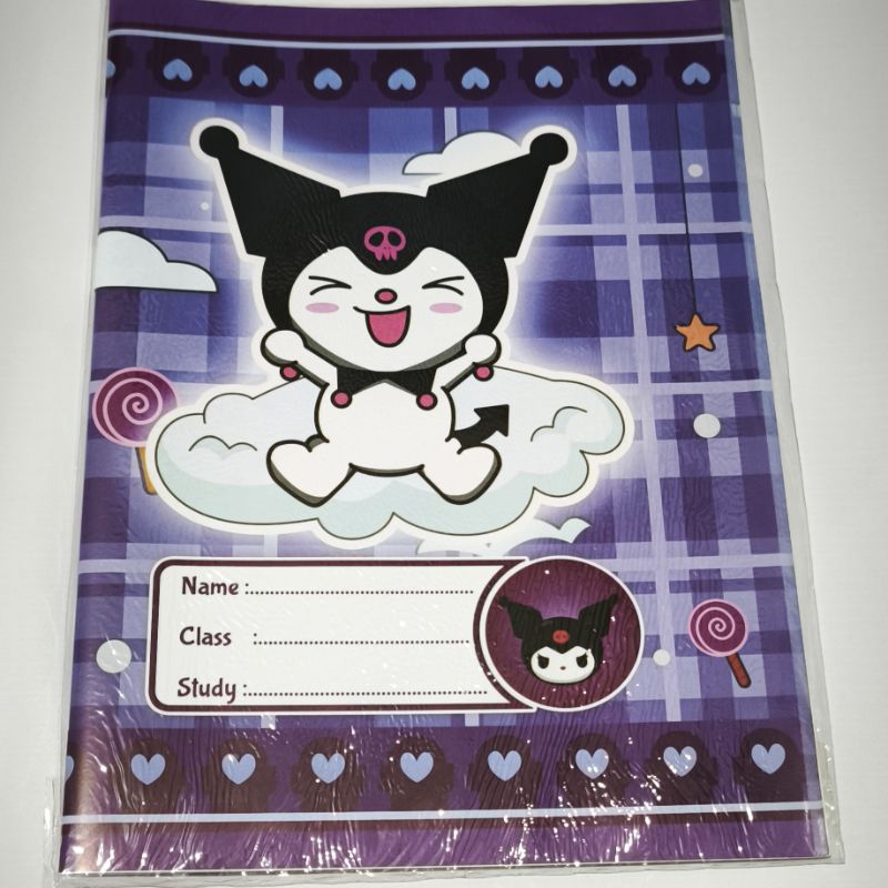 (isi 20 lembar) Sampul Buku Fancy Karakter Imut dan lucu untk Anak Perempuan ukuran Kwarto.