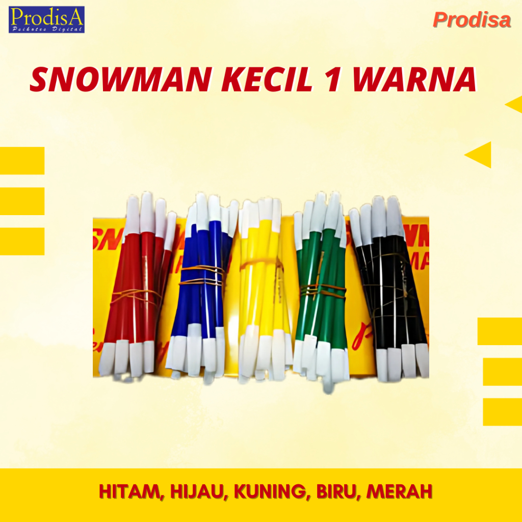 

SPIDOL SNOWMAN 1 WARNA SET